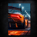 LAMBORGHINI WALL ART V2 NEON