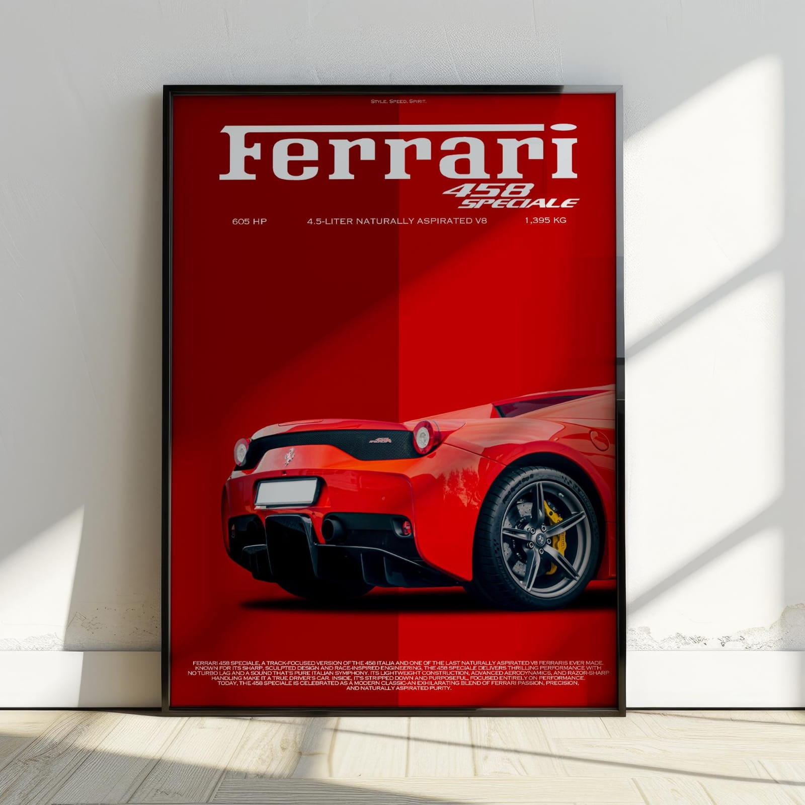 FERRARI WALL ART V3