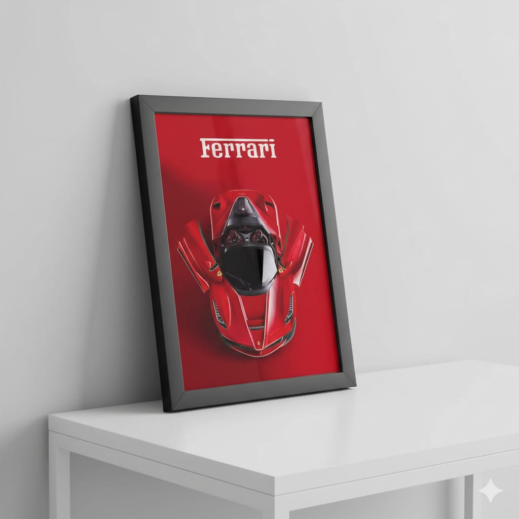 FERRARI WALL ART V2