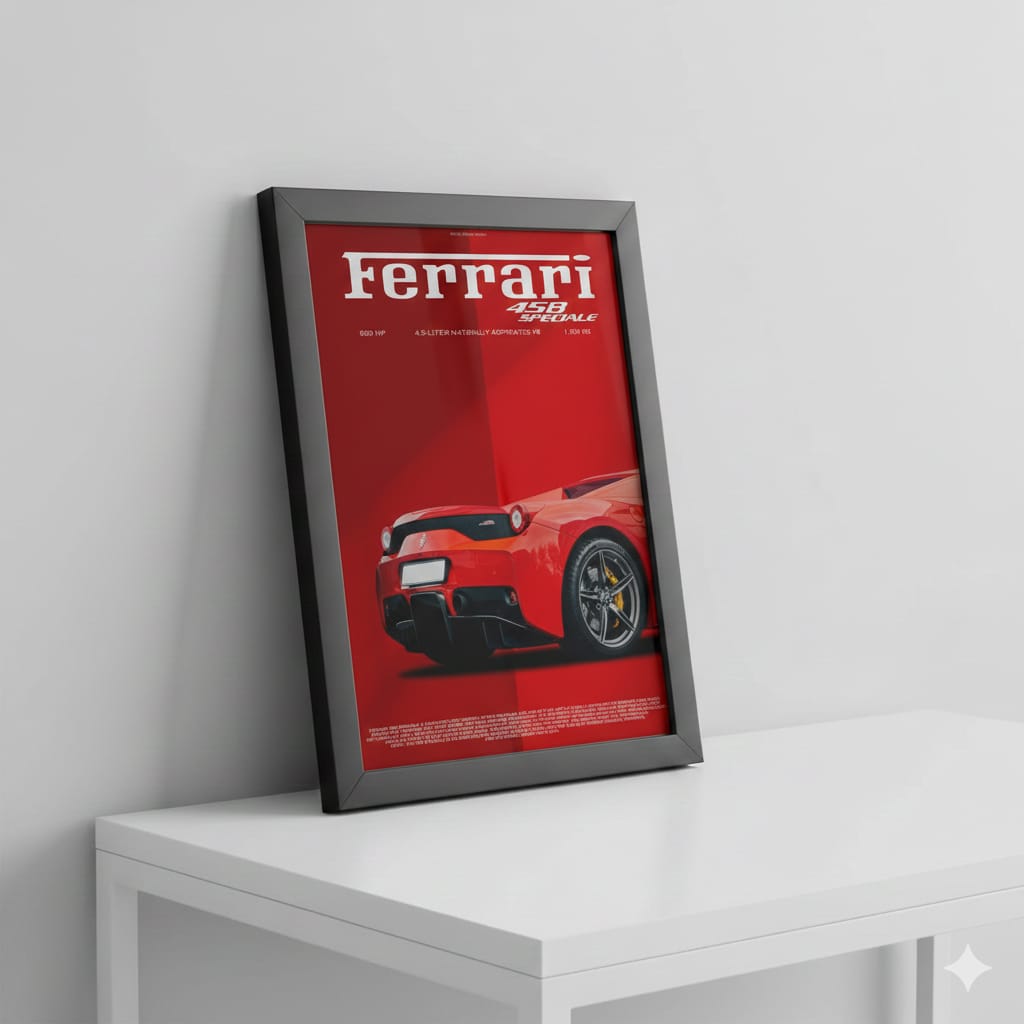 FERRARI WALL ART V3