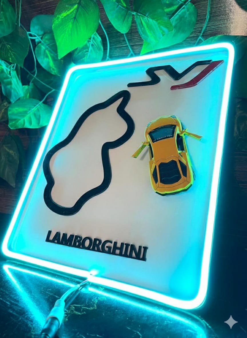 3D Car Frame Wall Art Starter (Track Edition)